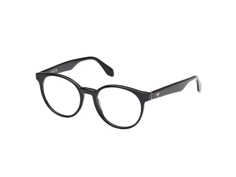 Adidas Unisex OR5085 1 Montature da vista Acetato Nero Rotonda Normale