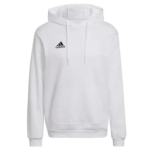adidas Uomo Entrada 22 Sweat Hoodie, White / Black