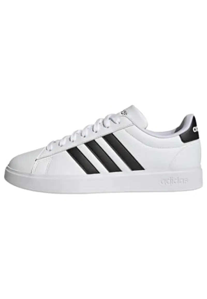 adidas Uomo Grand Court 2.0 Shoes, Cloud White Core Black Cloud White, 42 EU