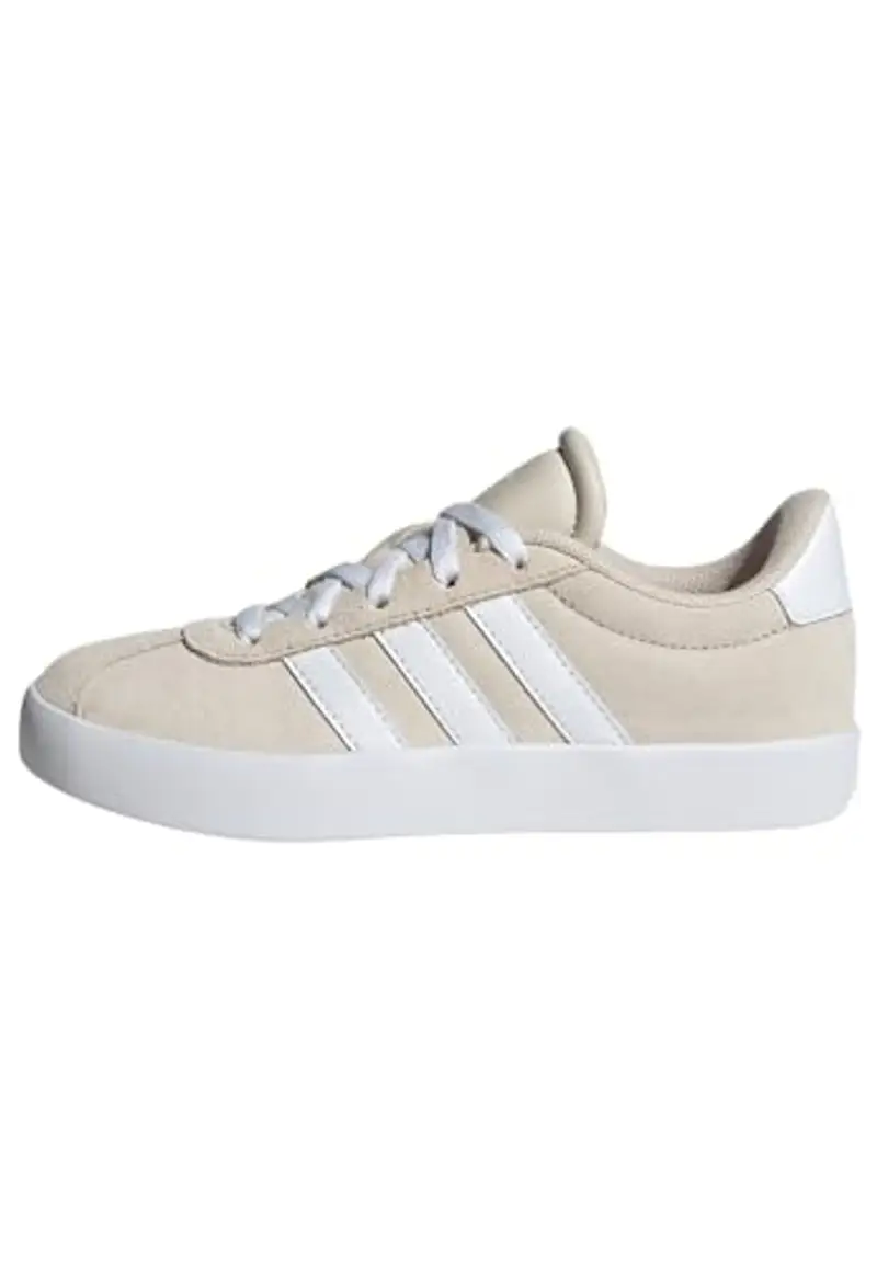 adidas VL Court 3.0 Shoes Kids, Scarpe Unisex - Bambini e Ragazzi, Aluminium Cloud White Aluminium, 34 EU