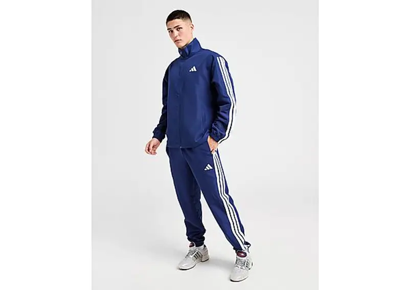 adidas Woven 3-Stripes Tracksuit, blu