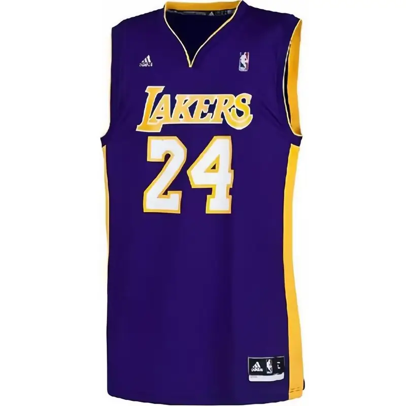 Adidas X NBA Collaborazione Kobe Lakers 24 Stampa Grafica Rep Maglia Senza Maniche Canotta da Basket Unisex Viola AEB836