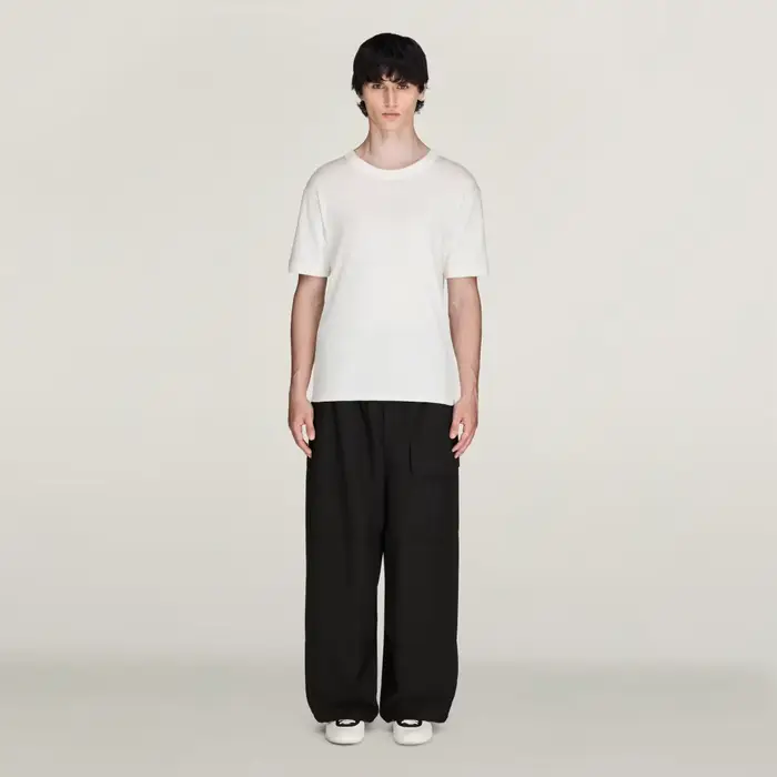 Adidas Y-3 WOOL WIDE PANTS Black