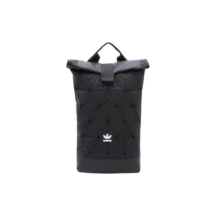 Zaino Adidas Originals con Motivo Geometrico in Poliestere Zaino Unisex Nero AY9354 Pure Black
