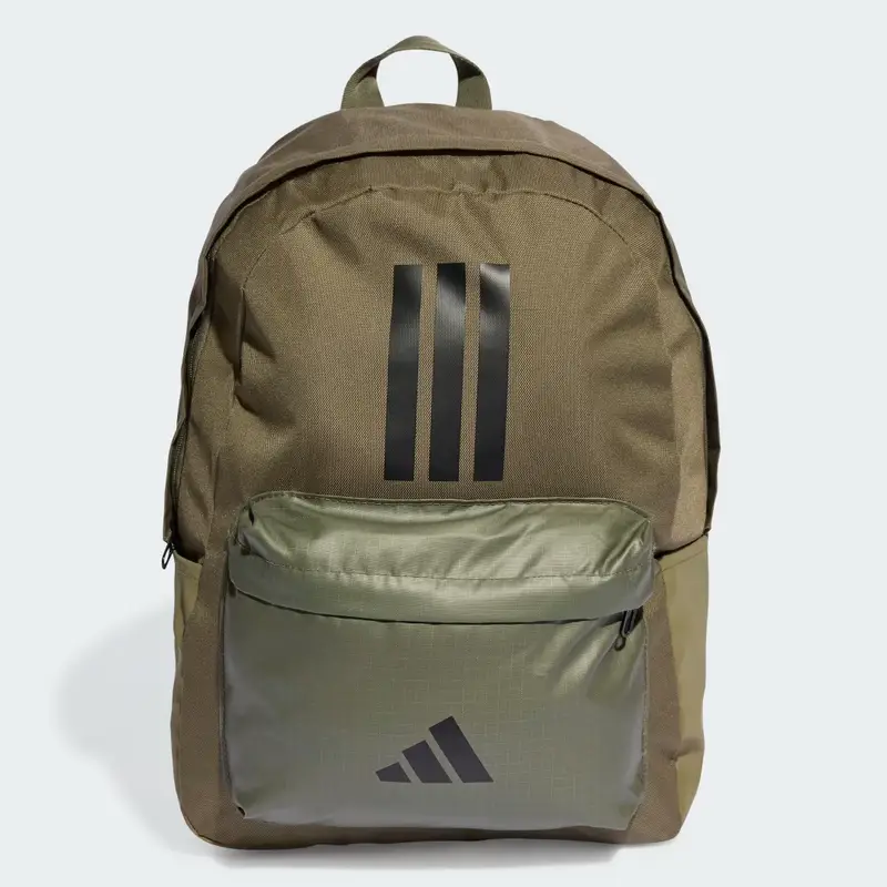 Adidas Zaino Classic Back-to-School 3-Stripes Olive Strata