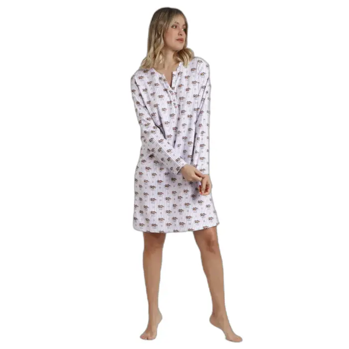 Admas Camicia da notte a maniche lunghe donna All You Need Is Sleep