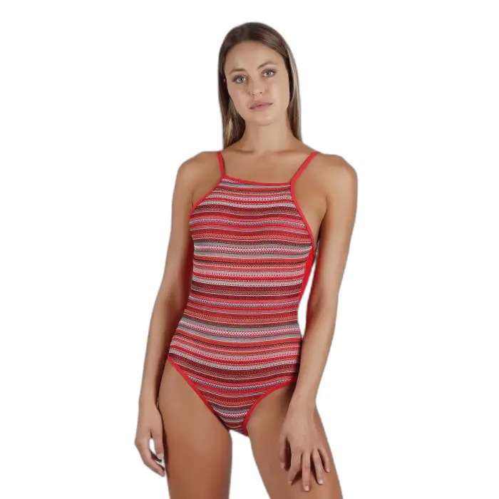 Admas Costume da bagno intero Tribal Spirit Rouge