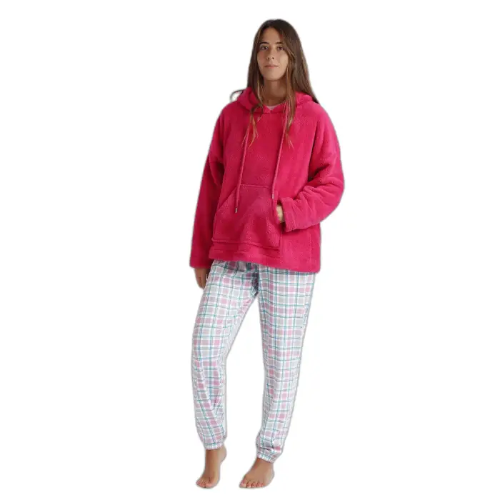 Admas Felpa con cappuccio caldo donna Corel Rose
