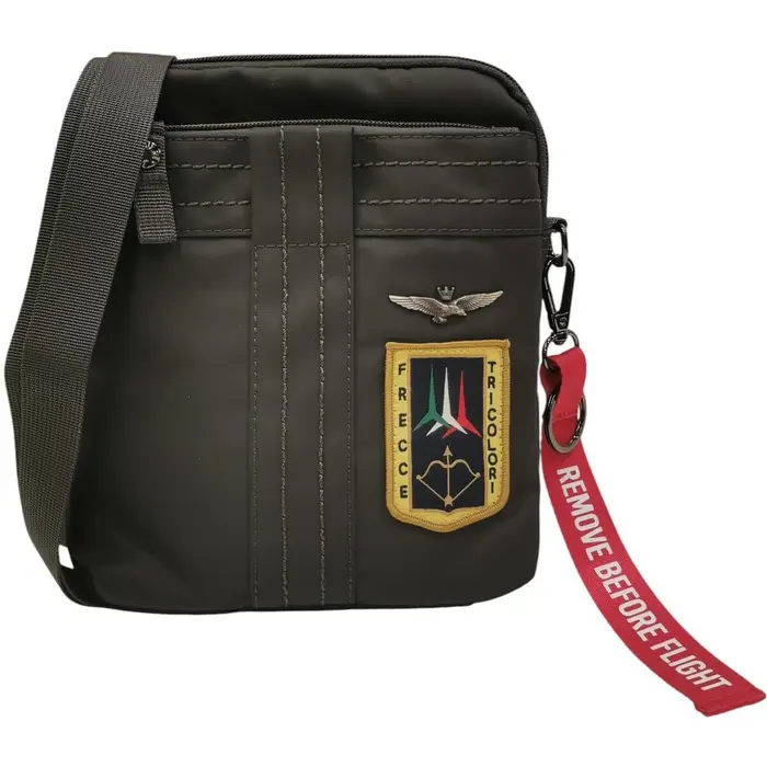 aeronautica militare Borsa a spalla AM340 Grigio