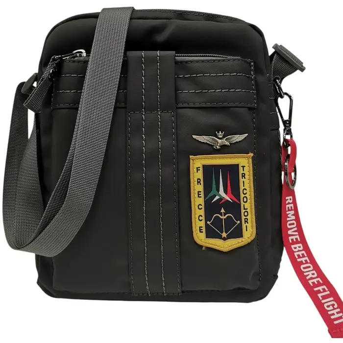 aeronautica militare Borsa a spalla AM341 Grigio