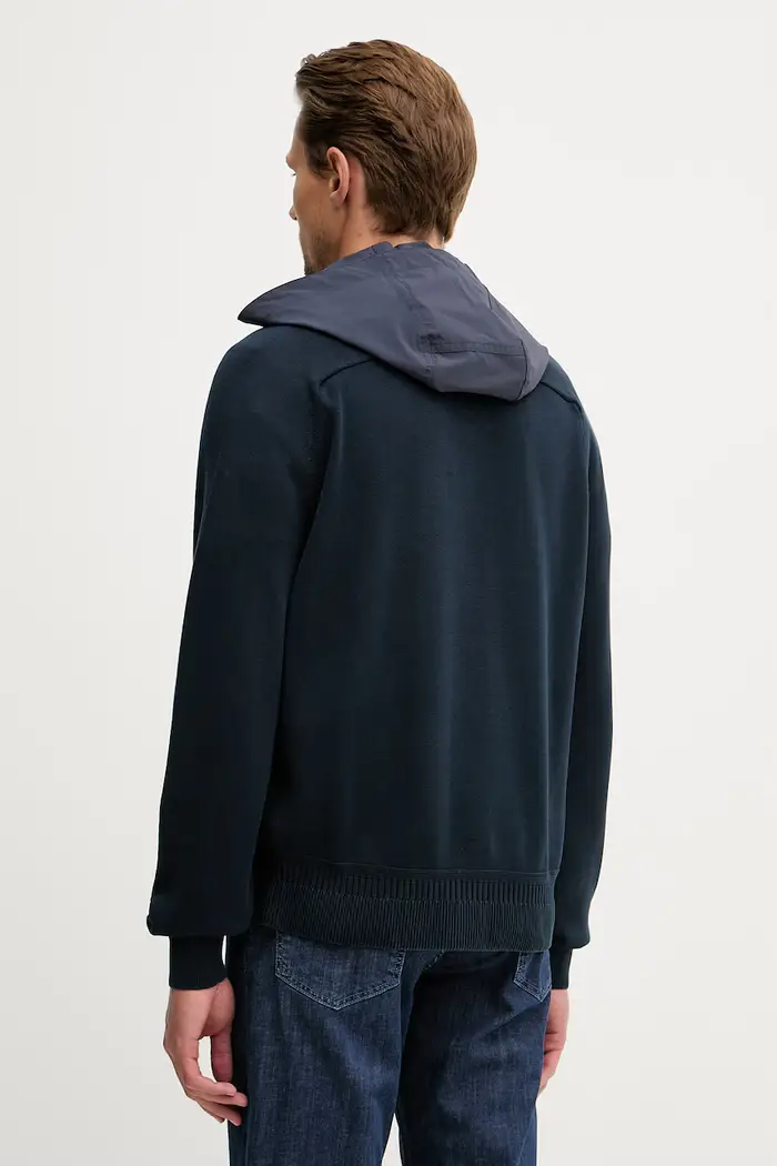 aeronautica militare cardigan da uomo Blu navy