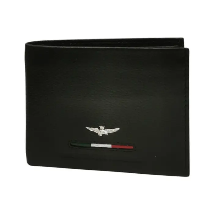 aeronautica militare Portafoglio AM151 Nero