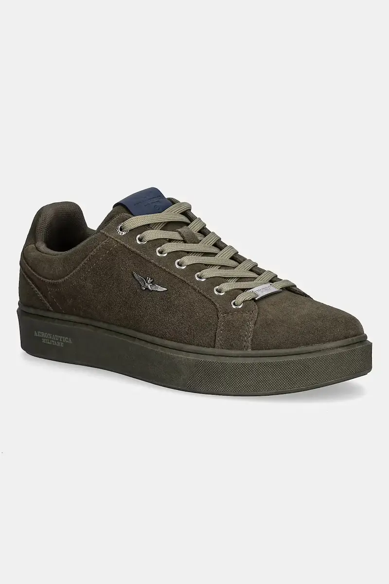 aeronautica militare sneakers in camoscio SNEAKERS uomo colore verde 252SC0307UPL00278