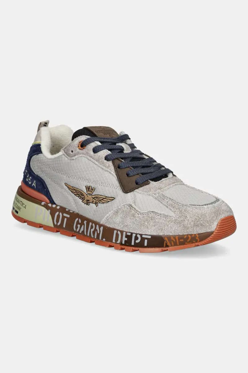 aeronautica militare sneakers in pelle SNEAKERS uomo colore beige 252SC0276UCT03546