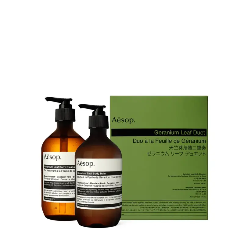 Aesop Duetto di foglie di geranio di Esopo