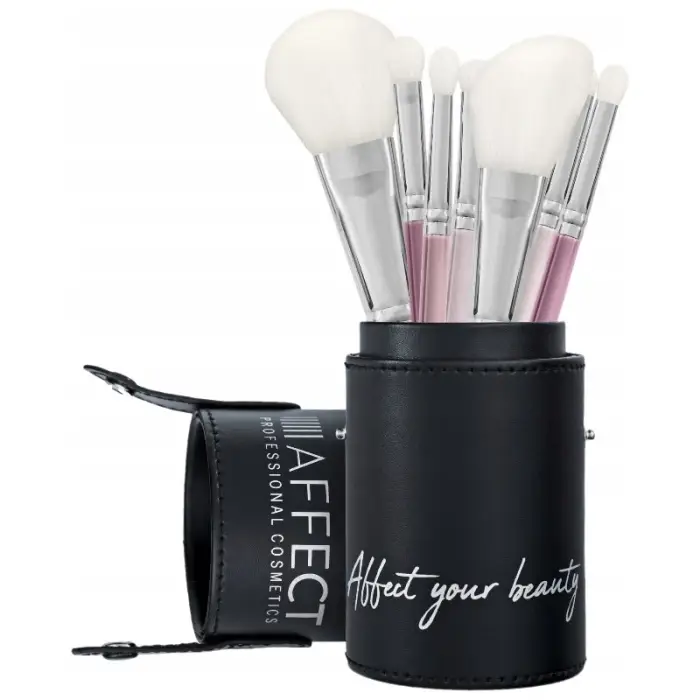 Set pennelli trucco, in astuccio, 7 pz Affect Cosmetics