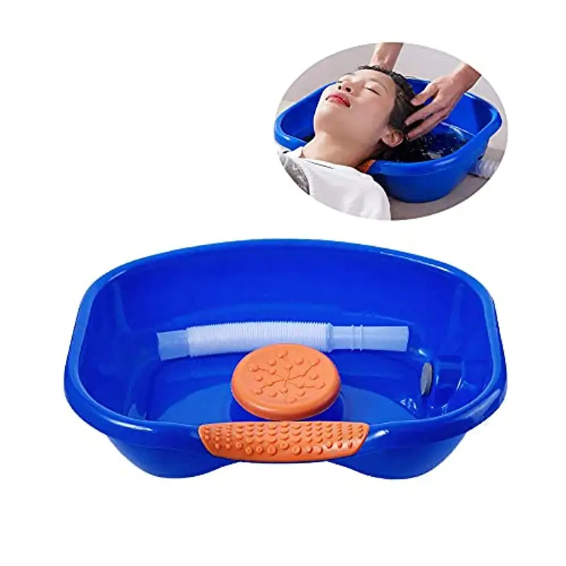 AGDLLYD Lavatesta portatile gonfiabile, Semplifica il lavaggio dei capelli, Vassoio per lavare capelli in lavandino, ottimo per chi e'