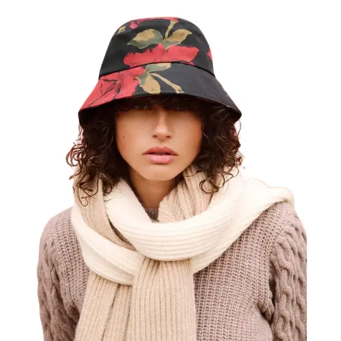 Aigle Bob impermeabile stampato donna Noir