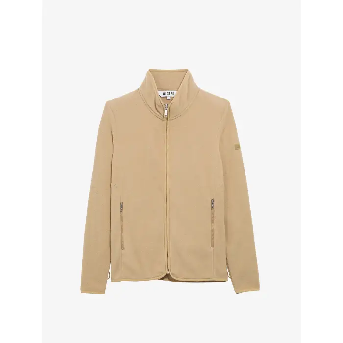Aigle Pile con zip da donna T-KIT Beige