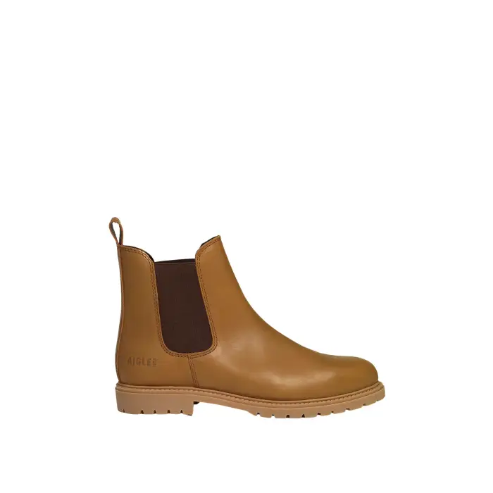Aigle Stivaletti chelsea in pelle Eperon Marron