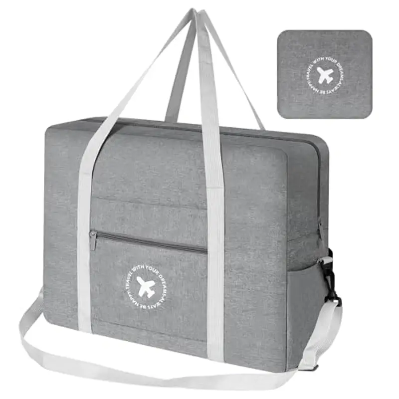 AiQInu Borsone da viaggio Grigio 2328545