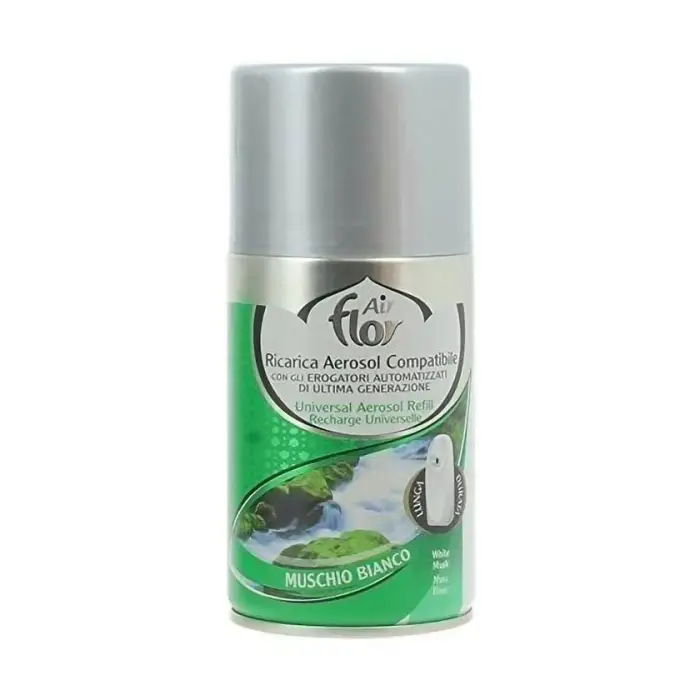Air flor Ricarica Deodorante Ambiente Muschio Bianco 250 ml - Ricarica deodorante ambiente