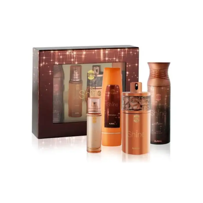 Shine Set (edp/75ml + deo/200ml + b/lot/100ml + h/mist/30ml)