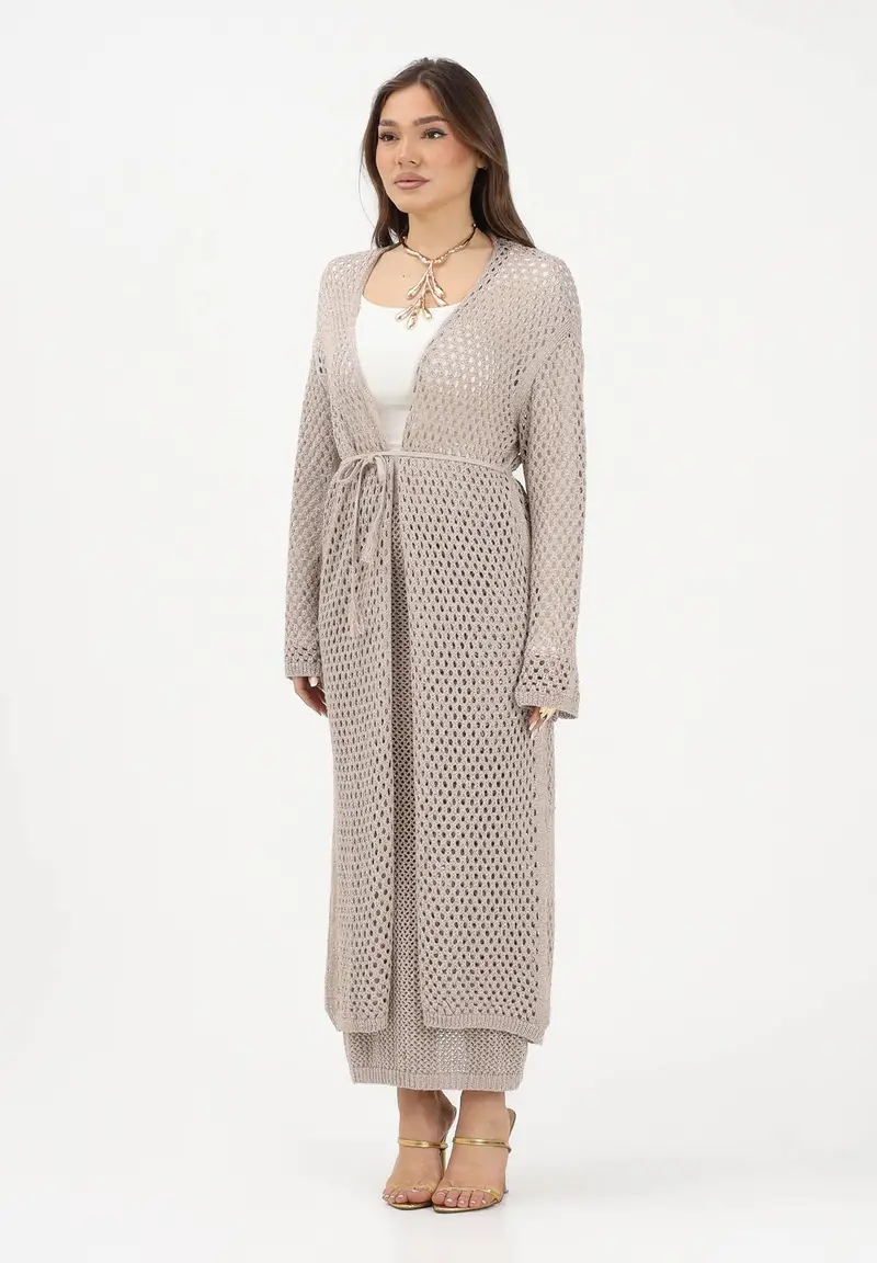 AKEP Cardigan Donna Beige 4545297