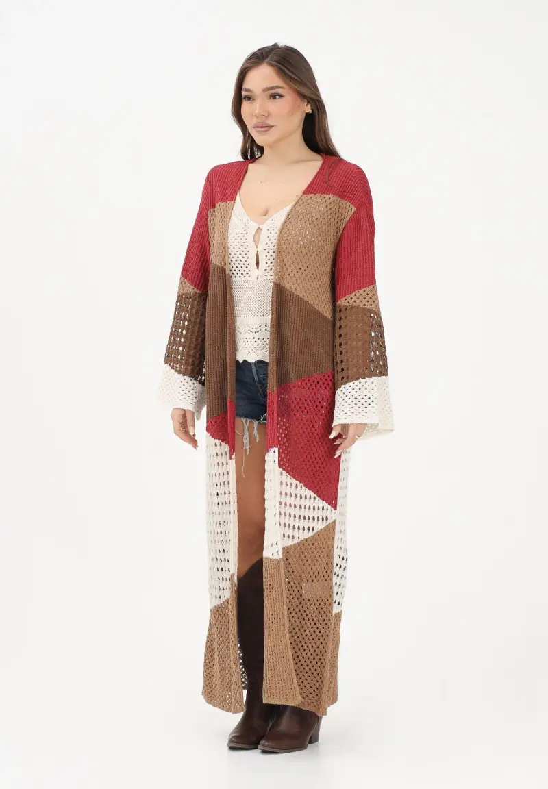 AKEP Cardigan Donna Multicolore 4545314