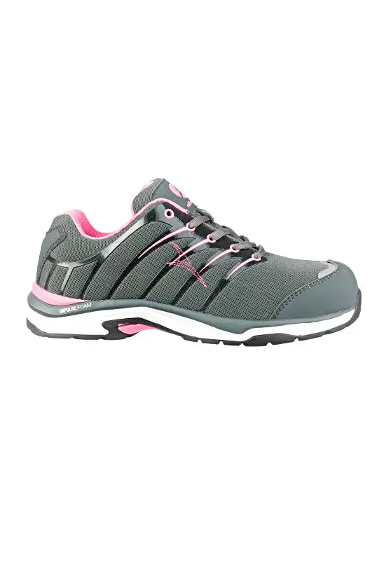 ALBATROS Scarpe antinfortunistiche grigie e rosa S1P ESD HRO SRC Twist Pink WNS Low [GRIGIO