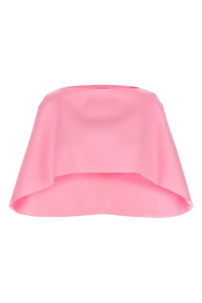 ALBERTA FERRETTI Mantella Crop Rosa