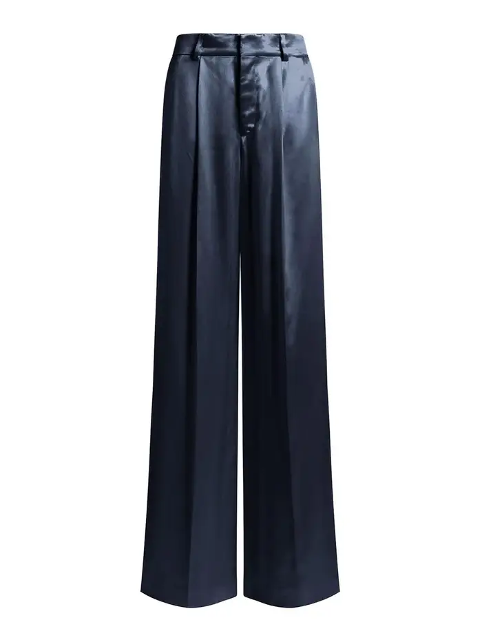 Alberta Ferretti Pantaloni in raso Blu