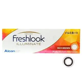 Alcon Freshlook 1 Day Illuminate Color Lens Jet Black 30 pcs P-0 75 (30 pcs)