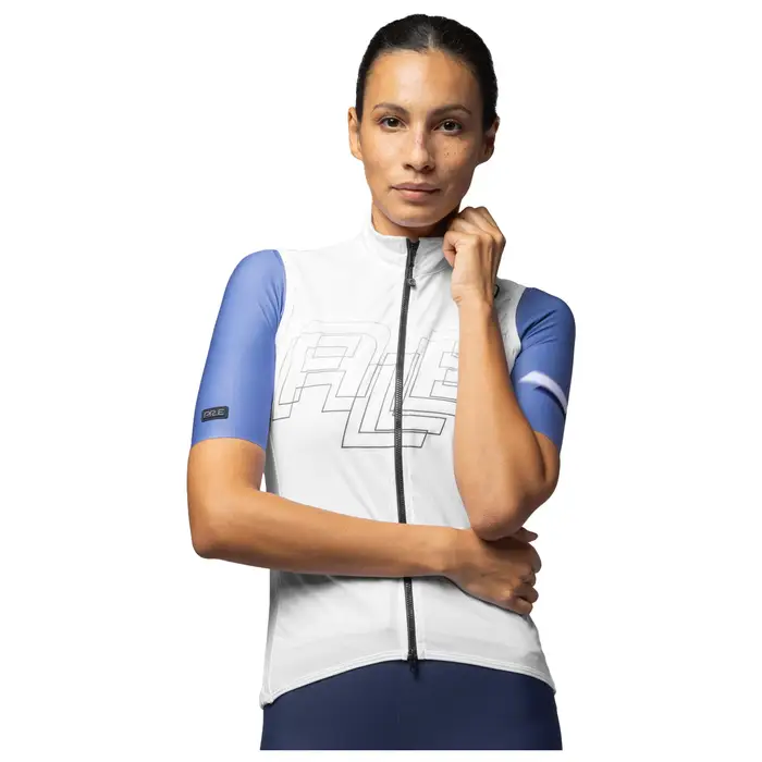 Alé Gilet a vento donna Sauvage Bianco