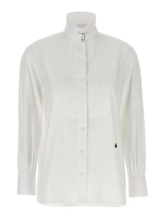 Alexander Mcqueen Camicia da smoking Bianco