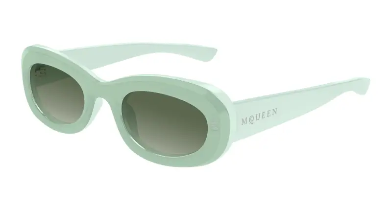 Alexander McQueen Occhiali da sole Donna Verde 3535382