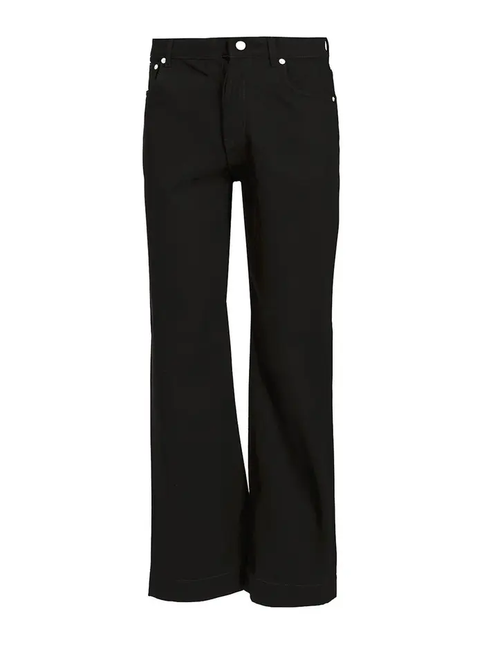 Jeans a gamba larga Nero