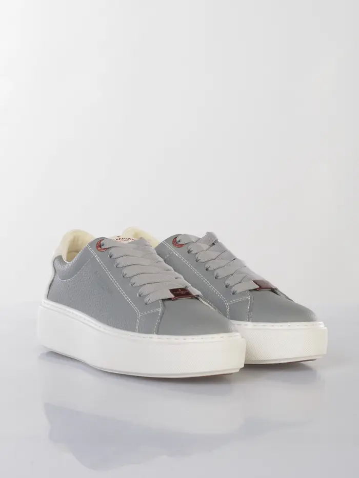 ALEXANDER SMITH sneaker da donna London High in vera pelle Grigio