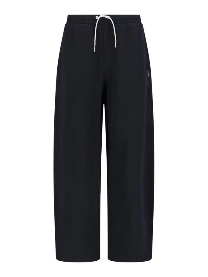 Alexander Wang Pantaloni sportivi con cristalli Nero