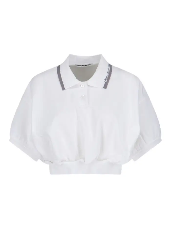 Alexander Wang Polo Logo Bianco