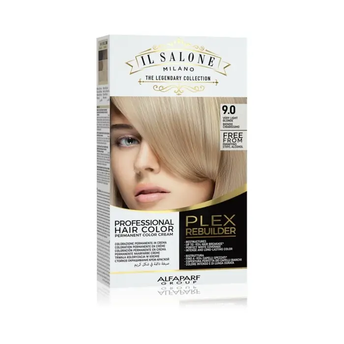 Alfaparf Milano Il Salone Milano Plex Rebuilder tinta permanente per capelli colore 9 0 - Biondo Chiarissimo 1 pz