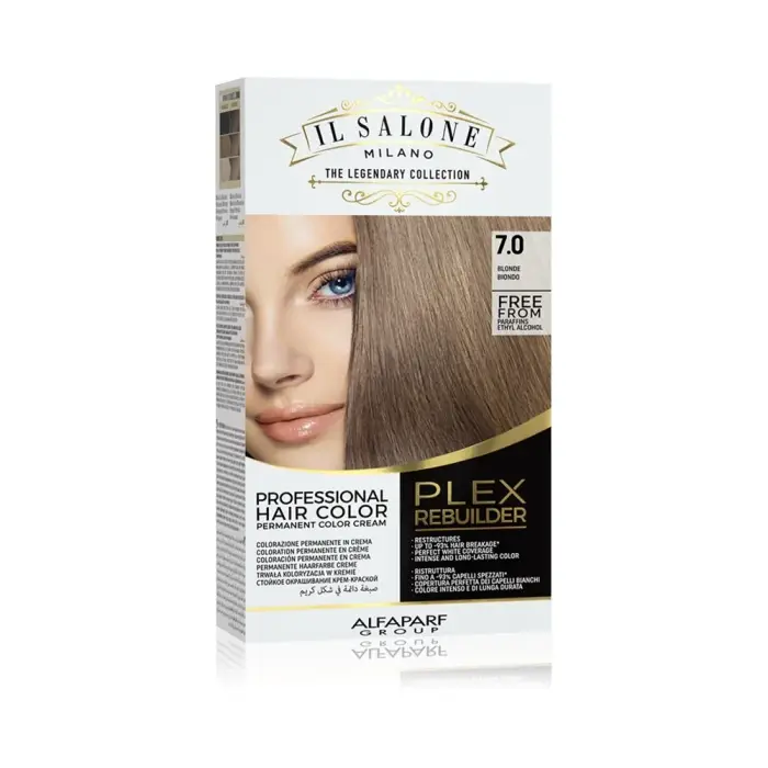 Alfaparf Milano Il Salone Milano Plex Rebuilder tinta permanente per capelli colore 7 0 - Biondo 1 pz