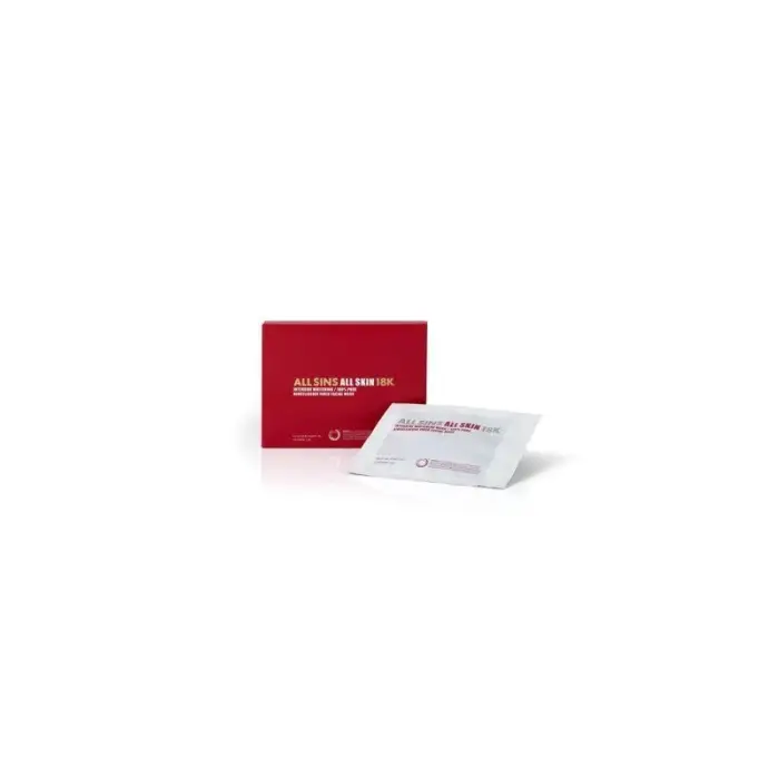 Maschera viso schiarente intensiva All Sins 18k All Skin Intensive Whitening Mask 3 x 20 ml