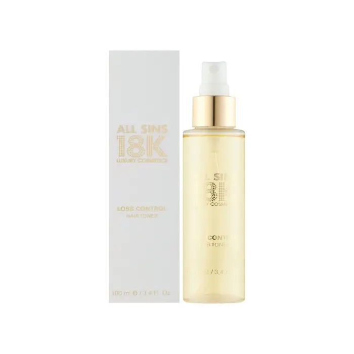 Tonico contro la caduta dei capelli All Sins 18K Loss Control Hair Toner 100 ml