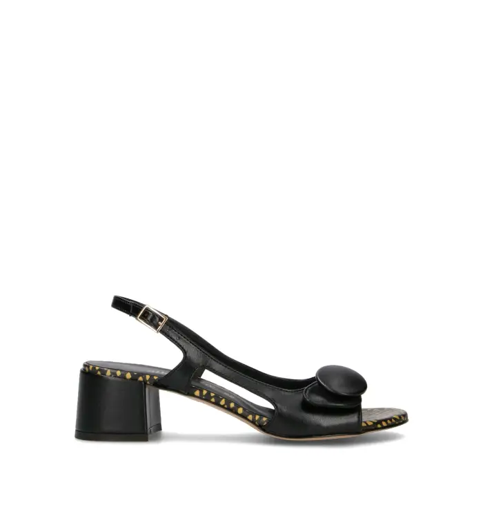 ALLESSENZA Sandalo donna nero Vario