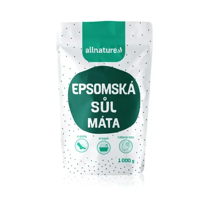 Allnature Epsom Mint sale da bagno 1000 g