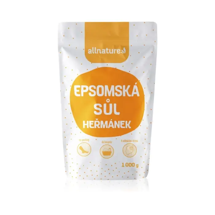 Allnature Epsom salt Chamomile sale da bagno 1000 g