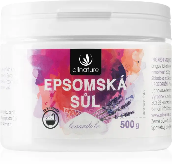 Allnature Epsom salt Lavender sale da bagno 500 g