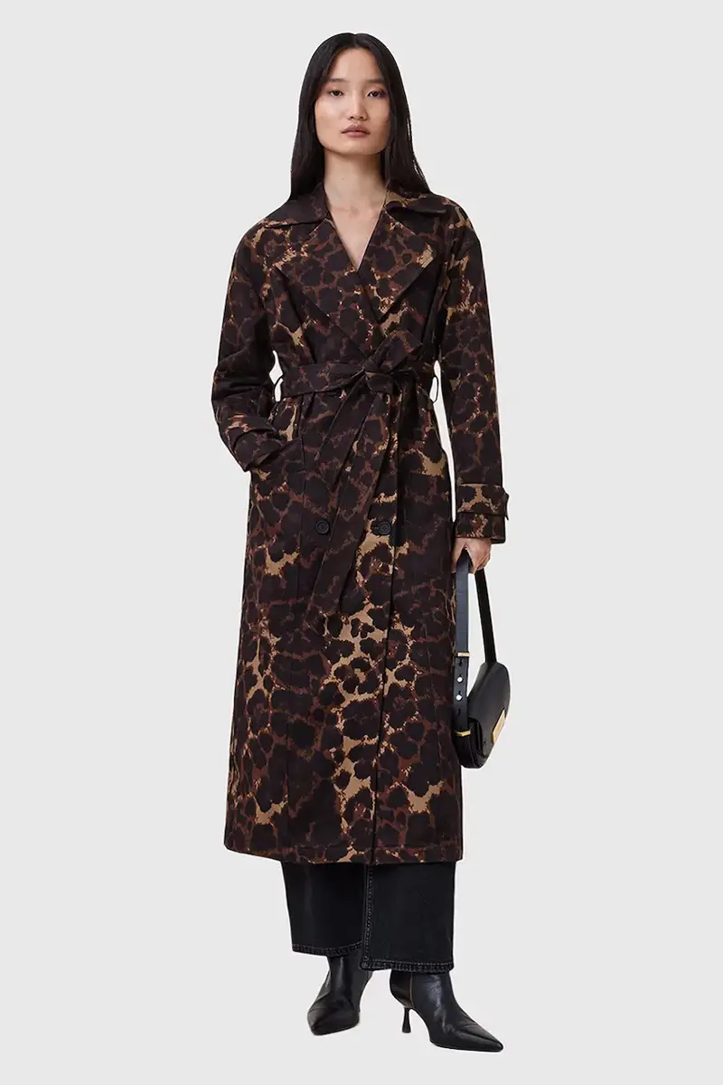 AllSaints cappotto in cotone ABEL W035OC Multicolore