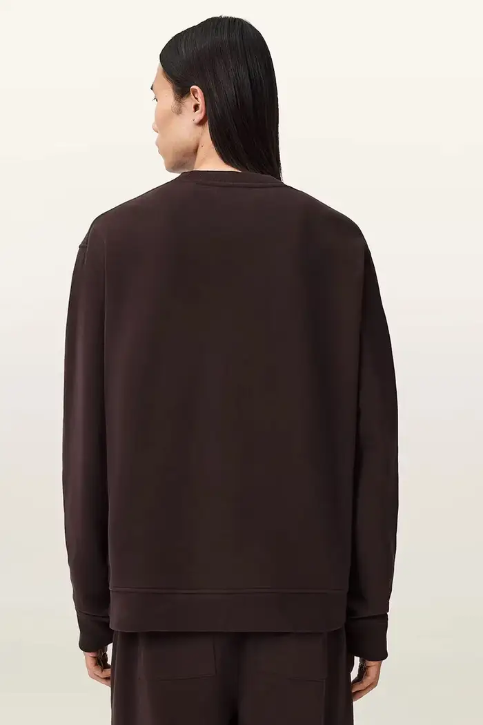 AllSaints felpa in cotone Marrone